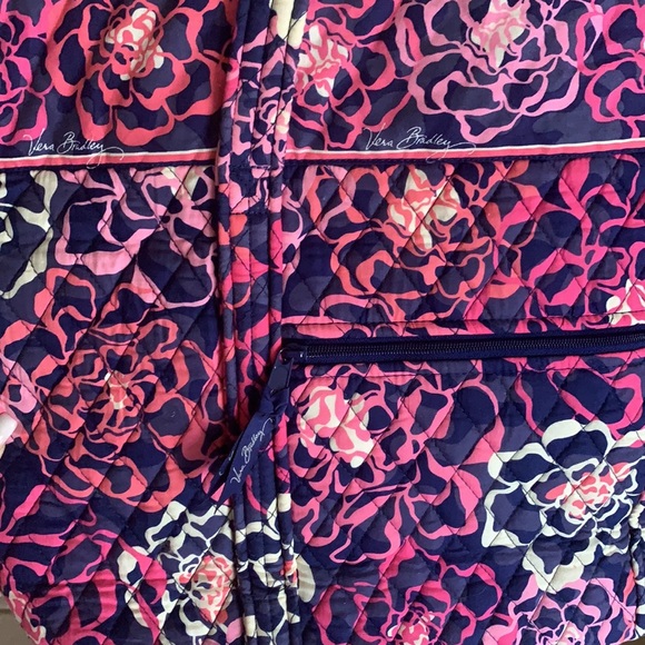 Vera Bradley Floral Bamboo Tote Bag - Picture 2 of 4